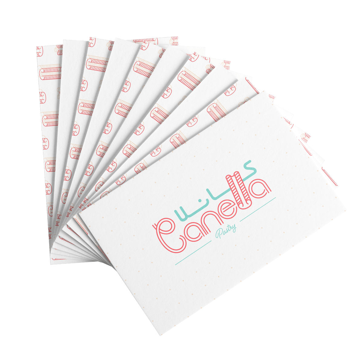 Business card design — Canella Pastry