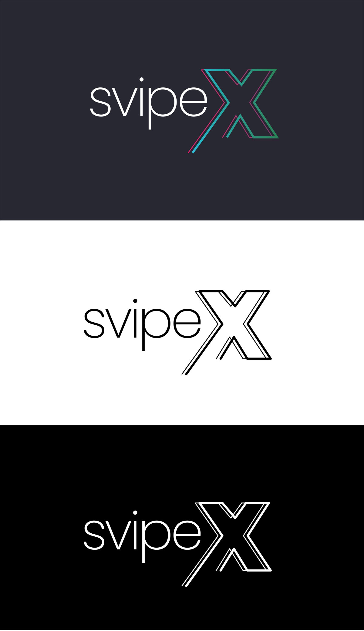 SvipeX logo design